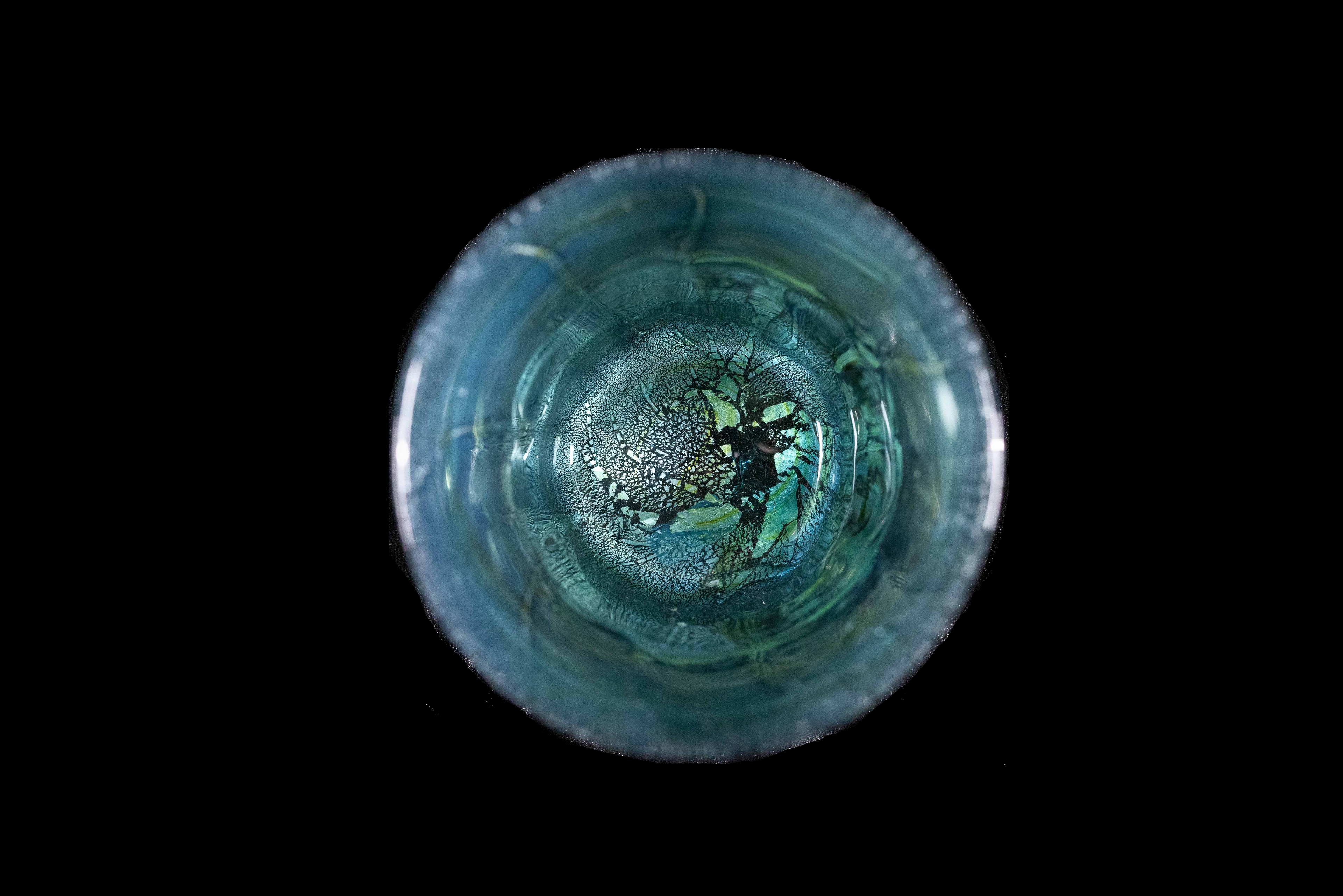 Silver Flake Chuhai Cup (Michinoku Blue Color)