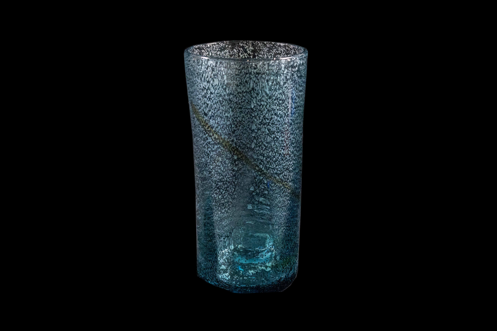 Silver Flake Long Glass (Michinoku Blue Color)