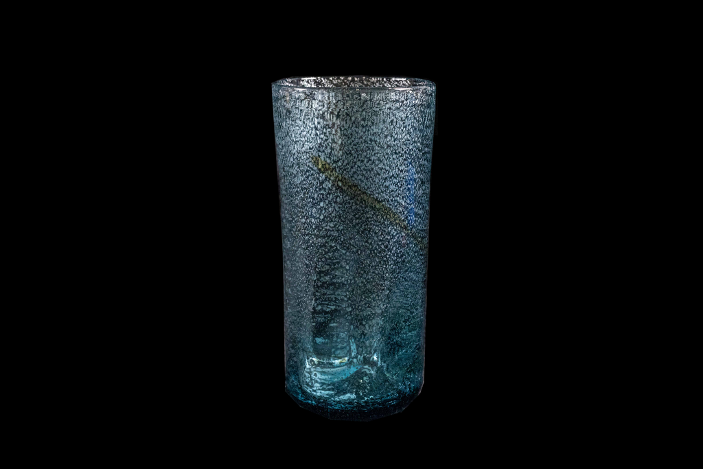 Silver Flake Long Glass (Michinoku Blue Color)