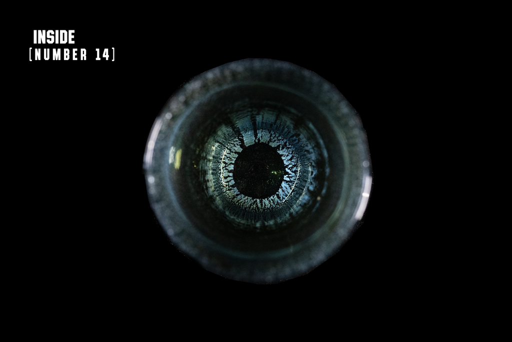 Silver Flake Long Glass (Michinoku Blue Color)