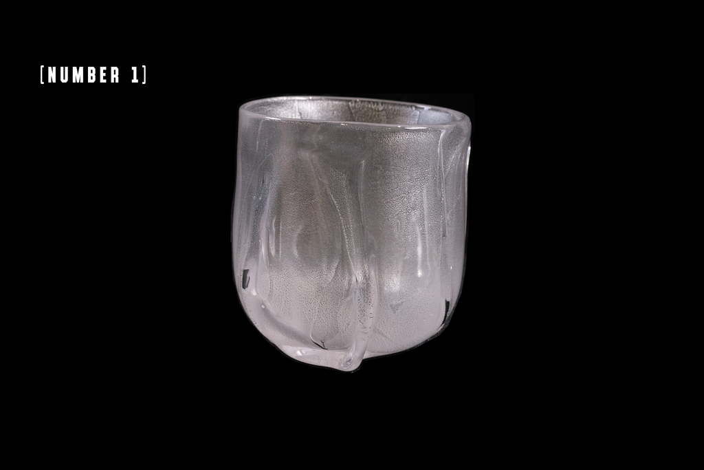 Silver Flake Chuhai Cup (White Silver)