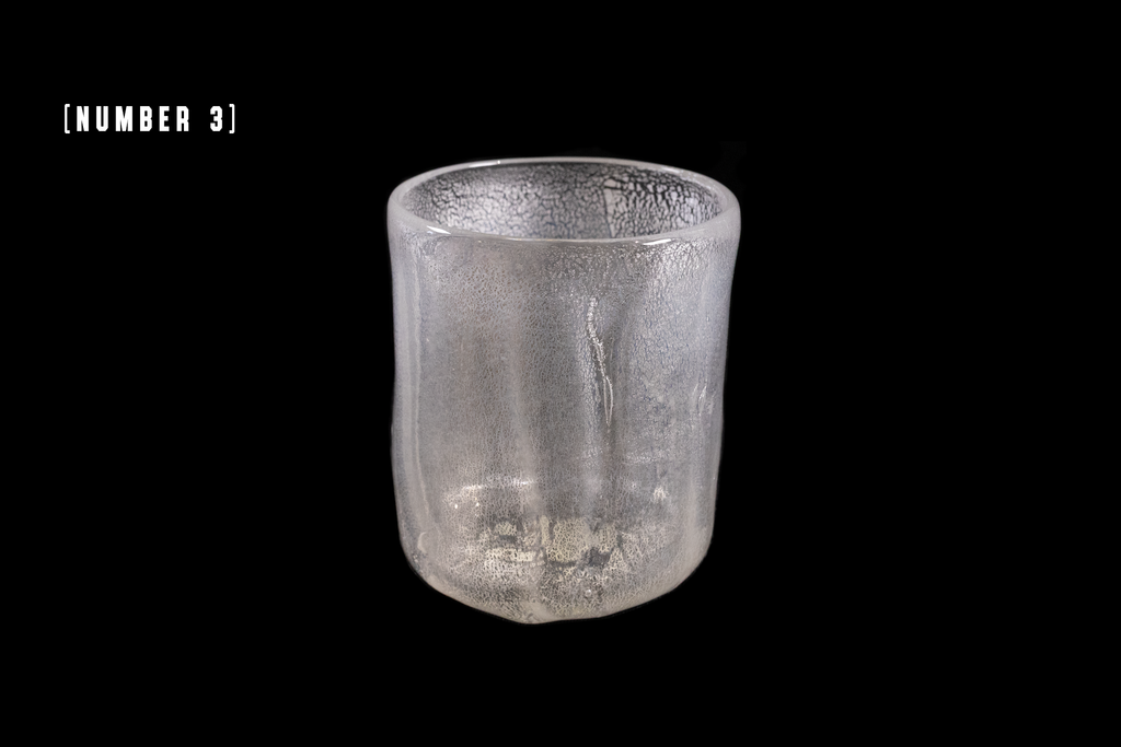 Silver Flake Chuhai Cup (White Silver)