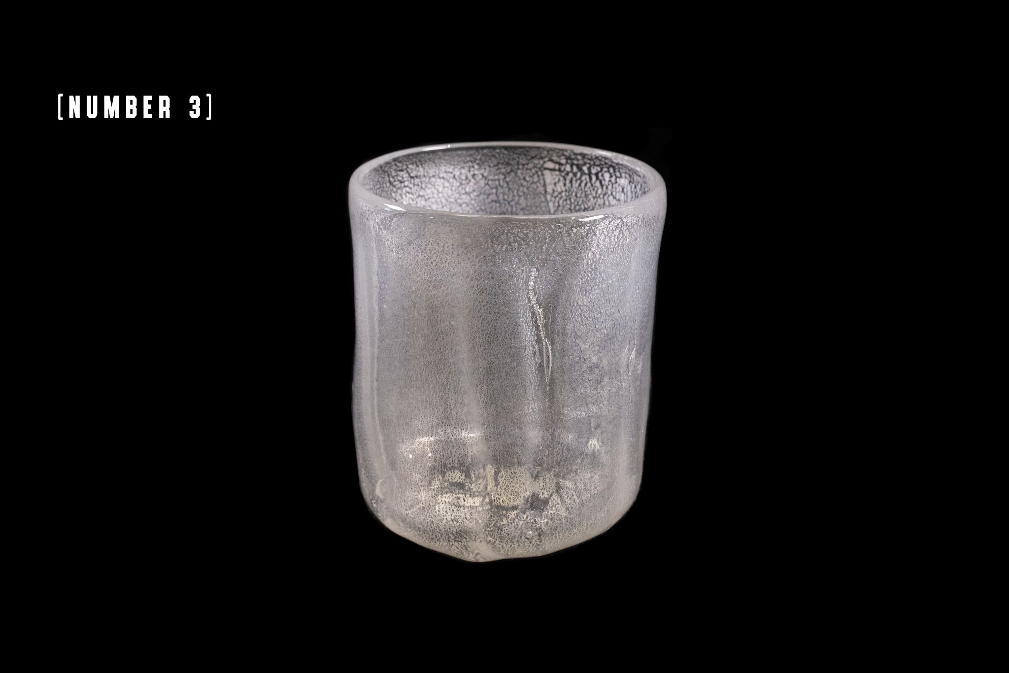 Silver Flake Chuhai Cup (White Silver)