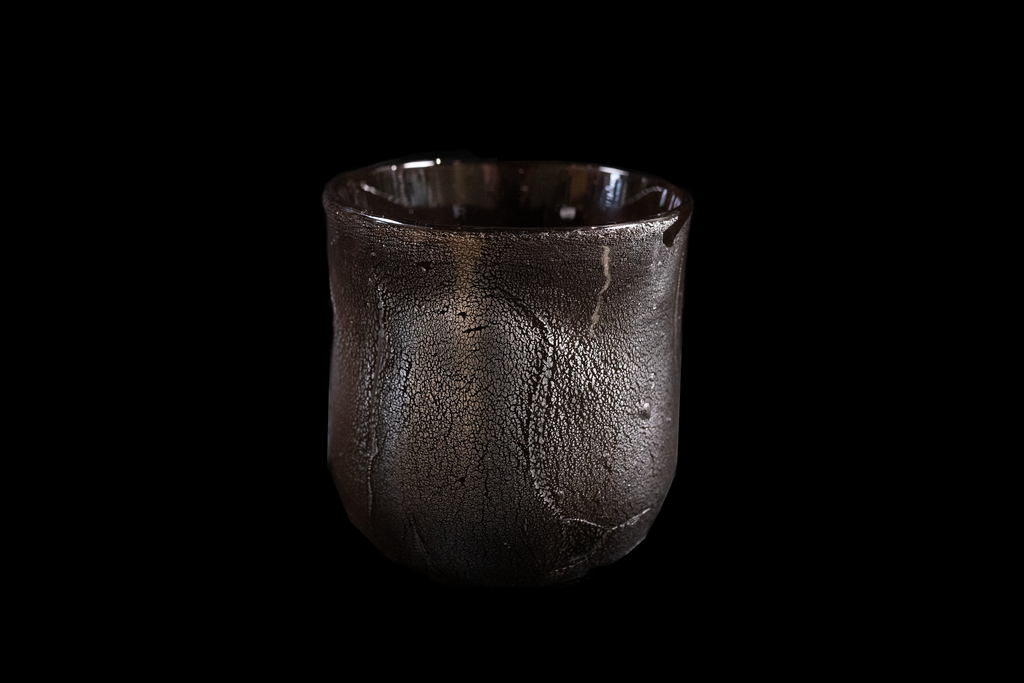 Silver Flake Chuhai Cup (Black)