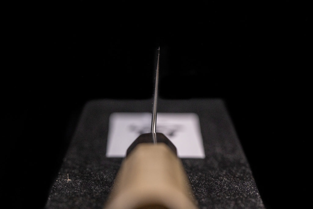 Ikazuchi 165mm Stainless Clad Blue Super Santoku