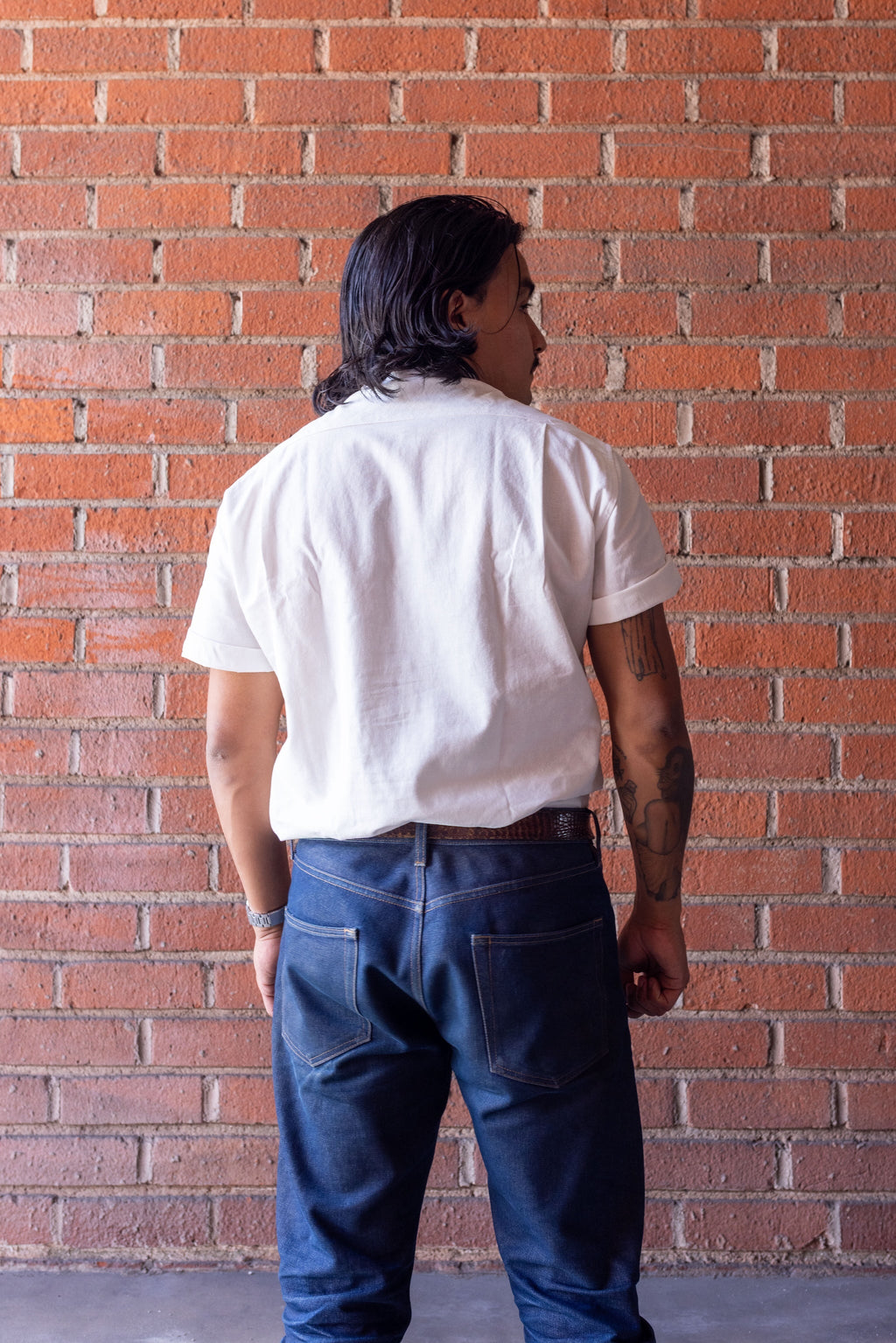 Le Metier, Short-Sleeve Work Shirt - Natural