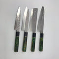 Tosa Honoo Knife Set – Gyuto, Santoku, Nakiri & Petty